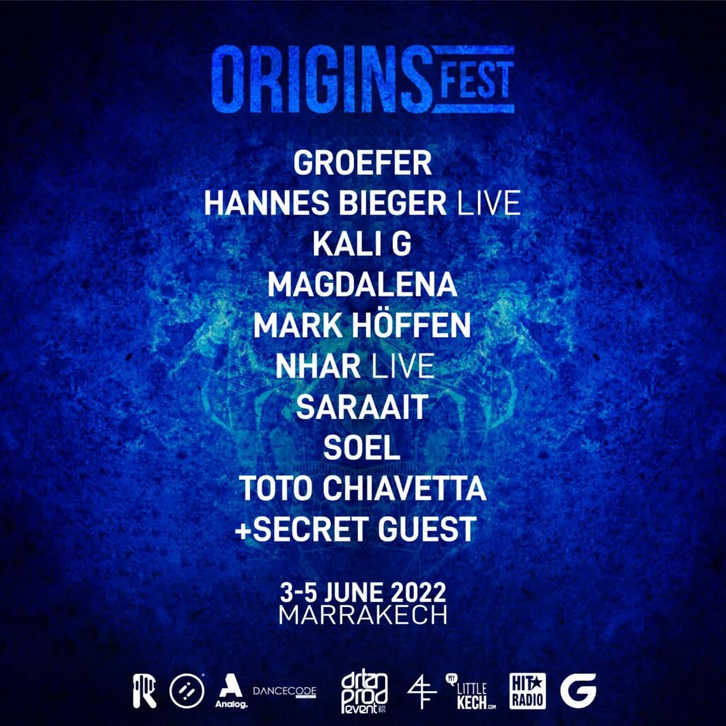 ORIGINS Festival Deep house morocco